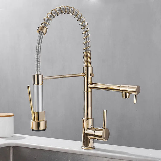 Robinet de Cuisine Design avec Double Bec – DualFlow Luxe