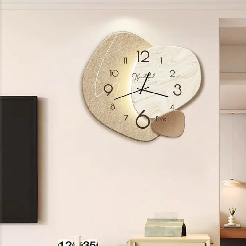Horloge murale décorative LuxuryClock pour salon moderne