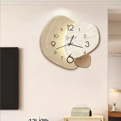 Horloge murale décorative LuxuryClock pour salon moderne