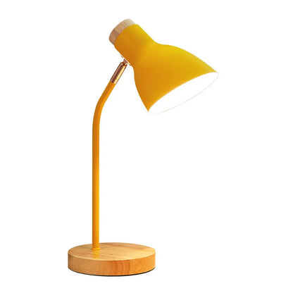 Lampe de Bureau en Bois Nordique | Design Moderne et Créatif, Protection des Yeux pour Chambre