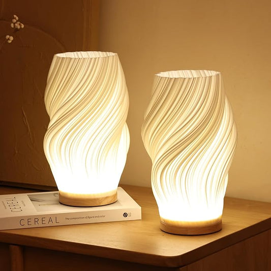 Lampe Serene Wavecrest | Design Apaisant et Élégant pour Votre Espace