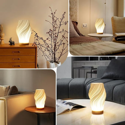 Lampe Serene Wavecrest | Design Apaisant et Élégant pour Votre Espace