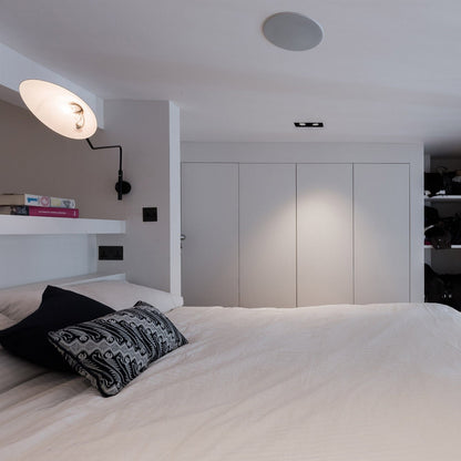 Applique Murale, Bras Orientable, Métal Noir ou Blanc