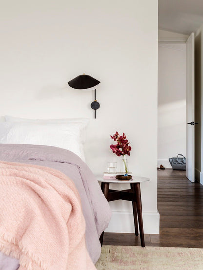 Applique Murale, Bras Orientable, Métal Noir ou Blanc