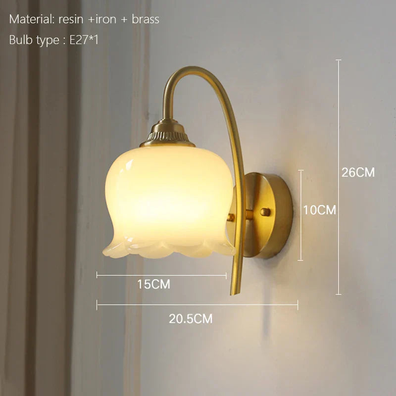 Suspension & Applique Murale Florale, Style Néo-Classique