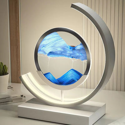 Sandlight | Lampe de Table Sable Mouvant | Design Unique et Apaisant