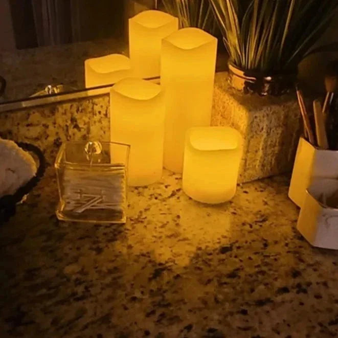 Bougies Sans Flamme Fondantes – Une lueur apaisante sans compromis