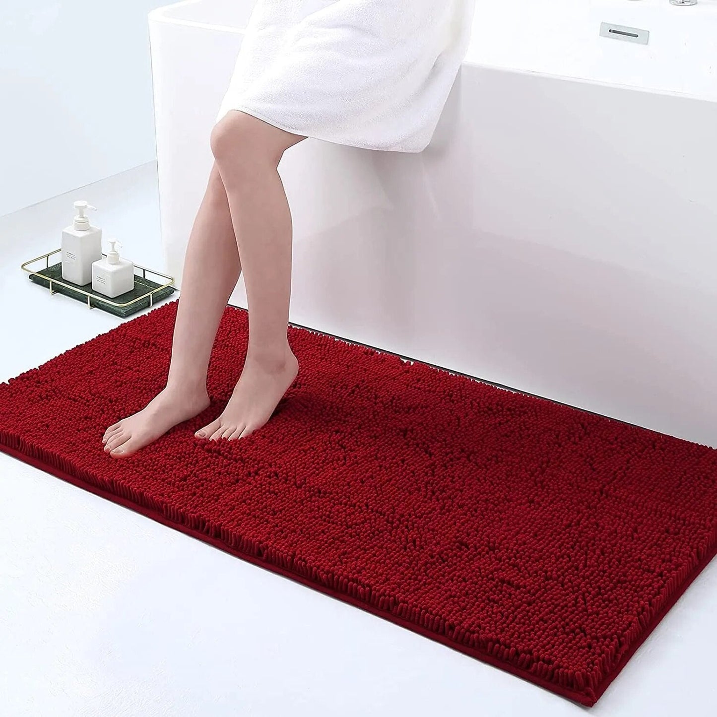 Tapis de Bain Épais Antidérapant – Confort et Sécurité pour Votre Salle de Bain
