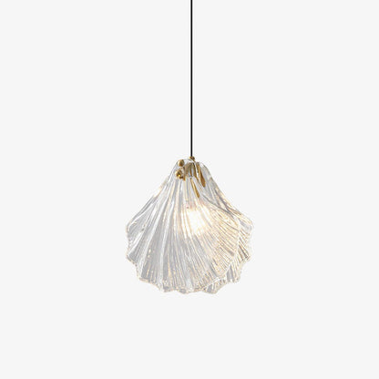 Suspension Coquillage Design Verre LED – Style Marin