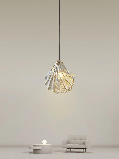 Suspension Coquillage Design Verre LED – Style Marin
