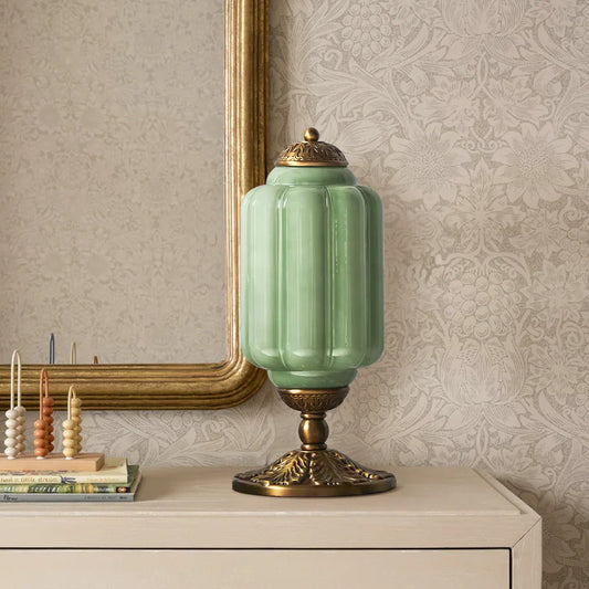 Lampe de Table Vintage Sif Eloise – Verre Opale et Élégance Rétro Française