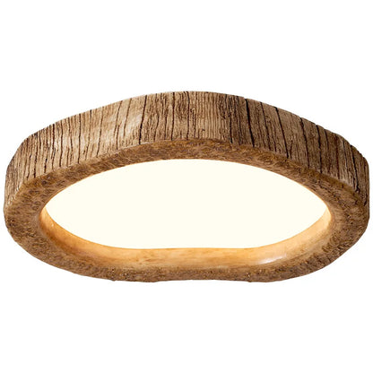 LogLustre | Plafonnier LED en Bois Rustique Enchanteur
