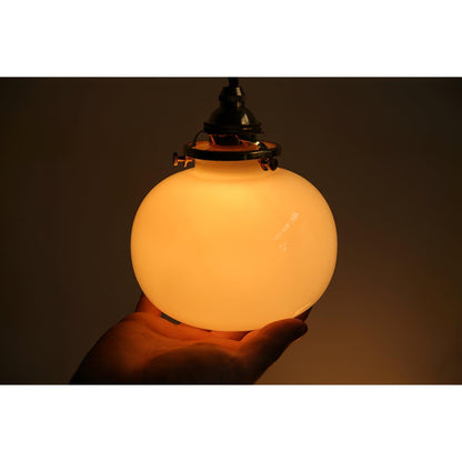 Lampe Suspendue Rétro en Verre Soufflé à la Main – Élégance Vintage pour Tous les Intérieurs