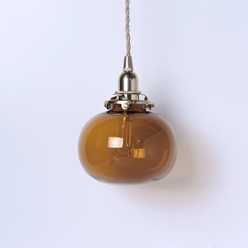 Lampe Suspendue Rétro en Verre Soufflé à la Main – Élégance Vintage pour Tous les Intérieurs