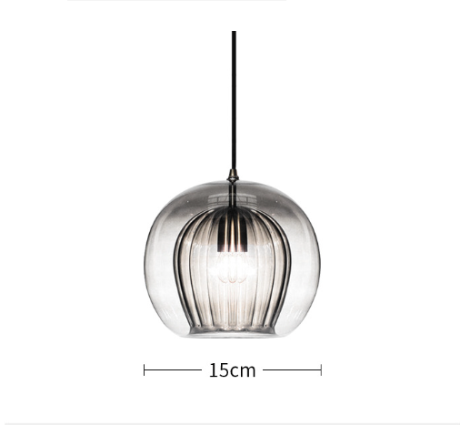 Suspension en Verre, Design Moderne, Éclairage Élégant