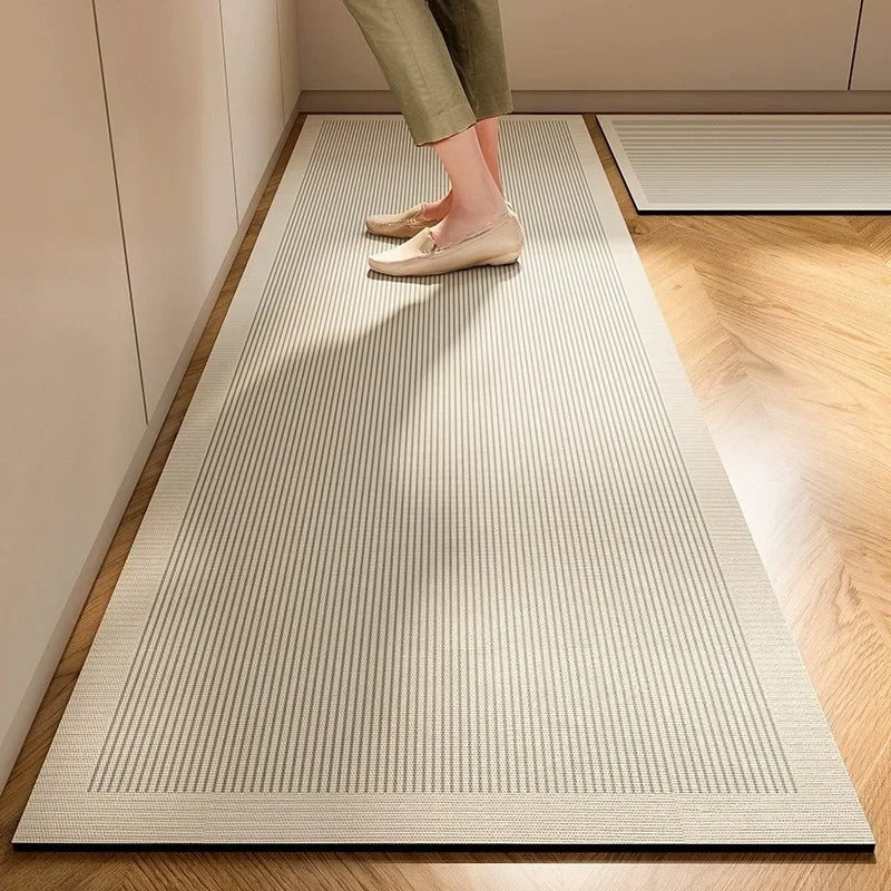 Tapis de Cuisine Nordique, Absorbant & Antidérapant