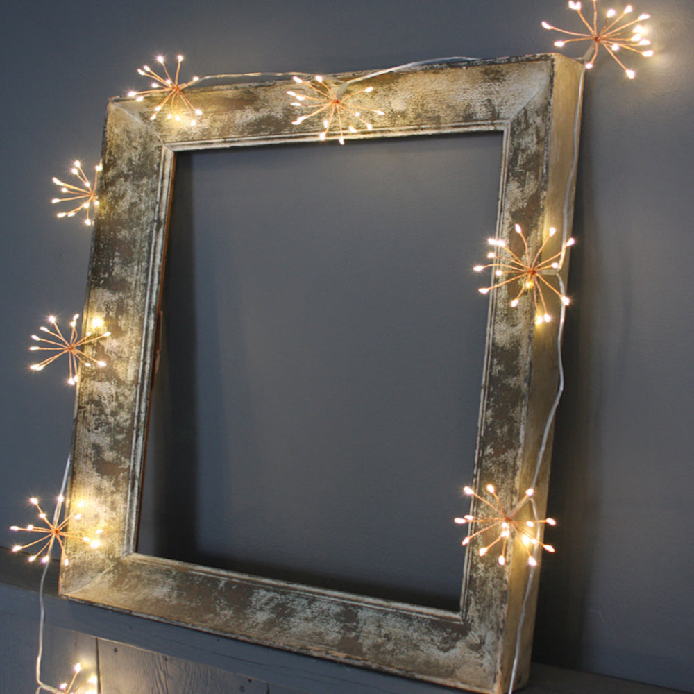 Guirlande Lumineuse LED Étoiles Cuivre Starburst