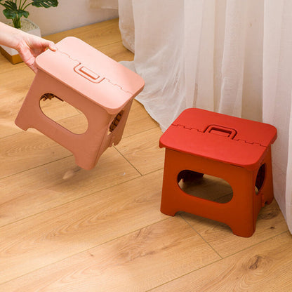 Tabouret Pliant Portable avec Poignée Plastique