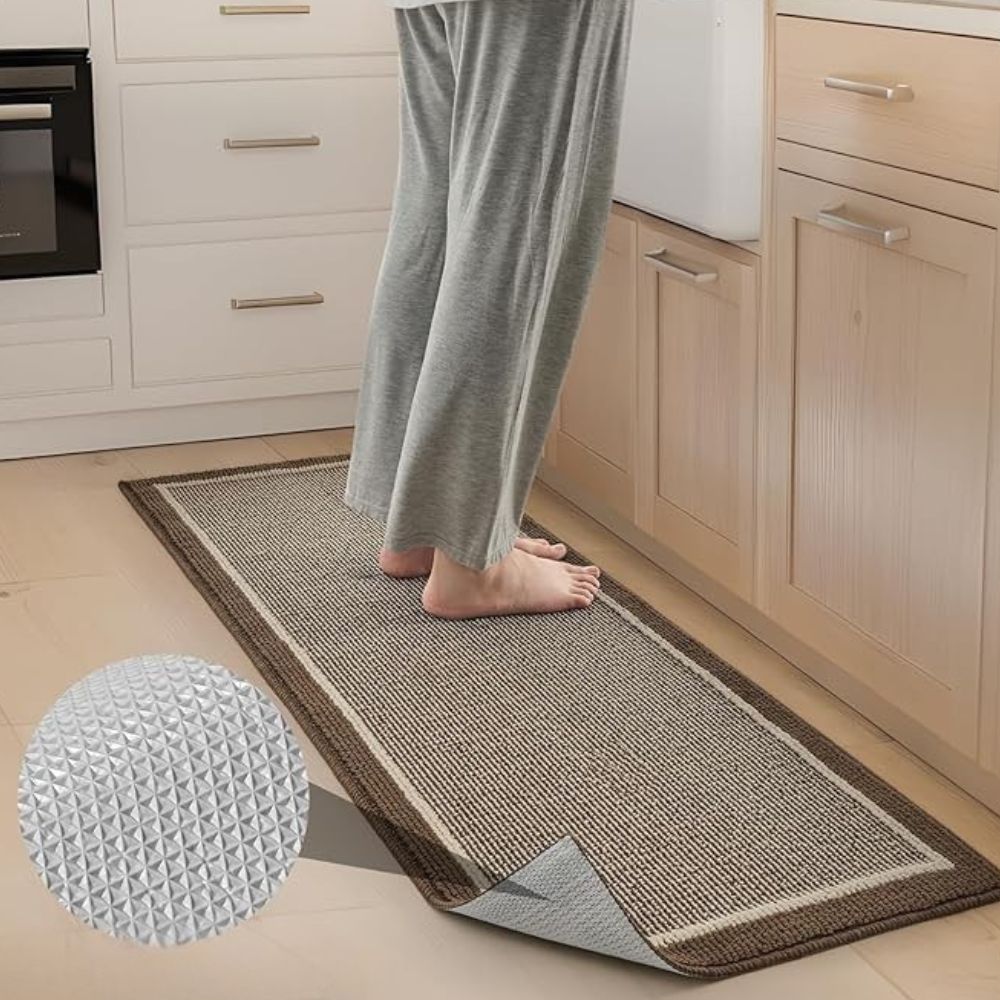 Tapis de Cuisine Antidérapant, Lavable et Confortable