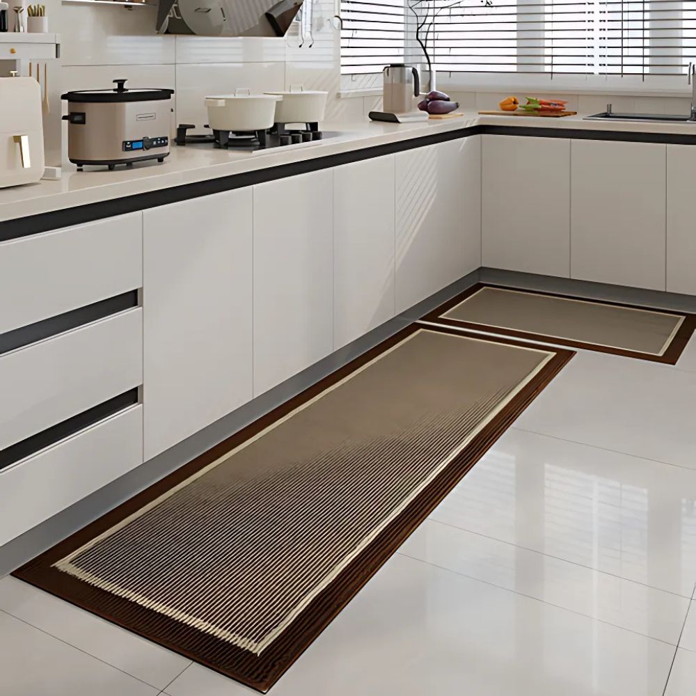 Tapis de Cuisine Antidérapant, Lavable et Confortable