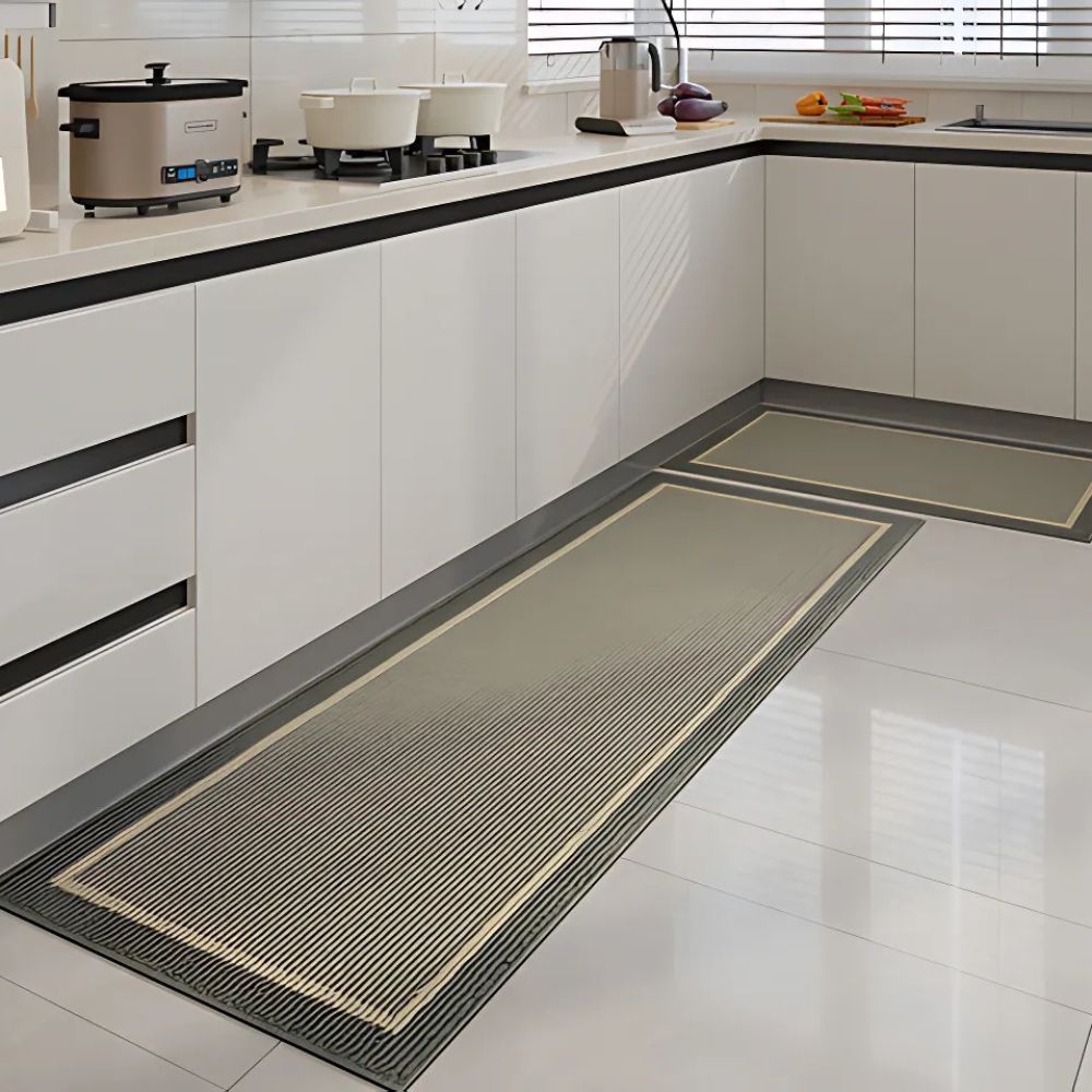 Tapis de Cuisine Antidérapant, Lavable et Confortable