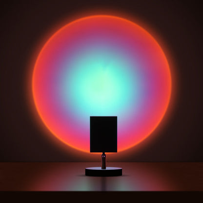 Lampe Projecteur LED Ambiance Coucher de Soleil