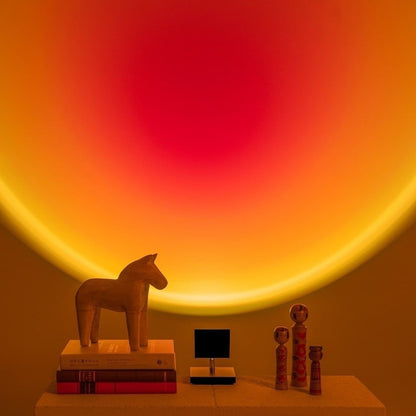 Lampe Projecteur LED Ambiance Coucher de Soleil