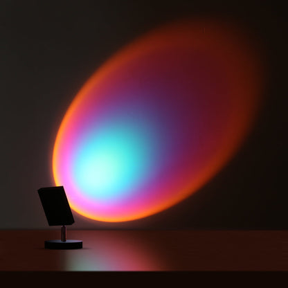 Lampe Projecteur LED Ambiance Coucher de Soleil