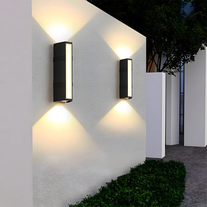 Applique Murale Extérieure LED Étanche Tube Long