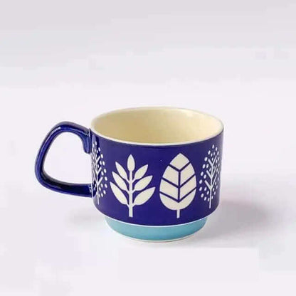 Tasses à Café Rétro en Céramique – 8 Motifs Uniques Disponibles