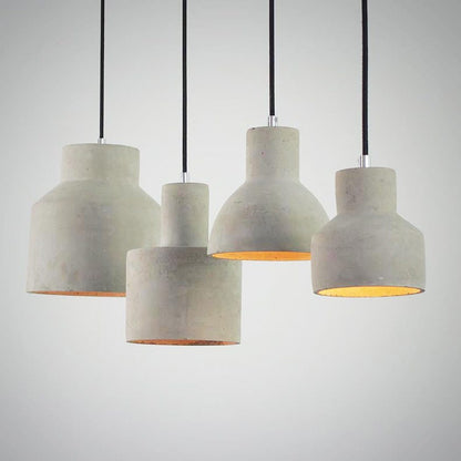Suspension Béton Design Style Industriel Nordique