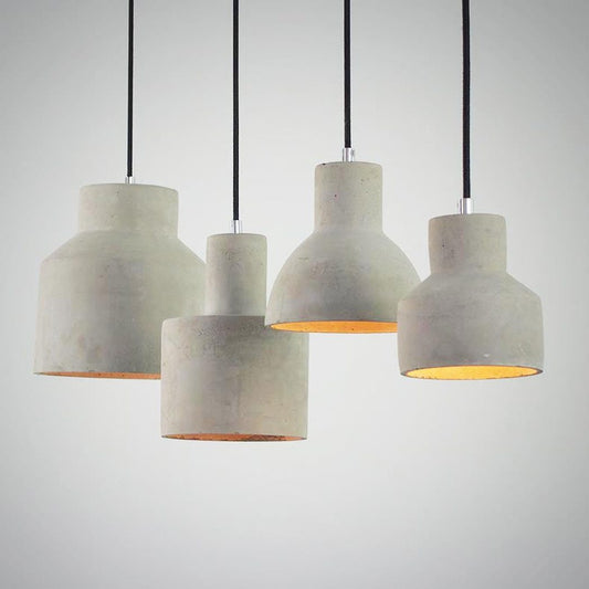 Suspension Béton Design Style Industriel Nordique