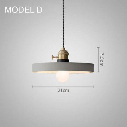 Suspension Béton Vasa avec Douille Laiton Design Brut