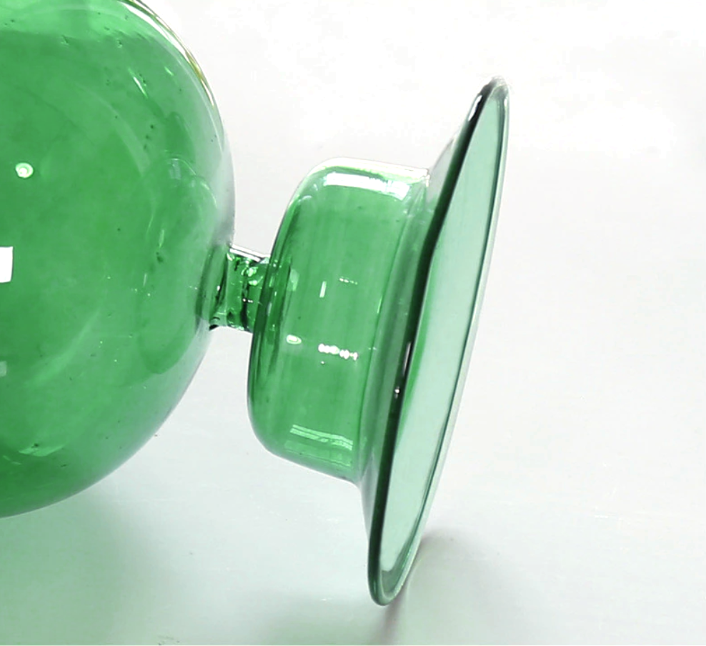 Bougeoirs en Verre Trampoline – Design Géométrique Coloré