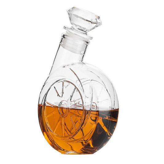 Carafe à Whisky Design Turbine – 500 ml en Verre Borosilicate