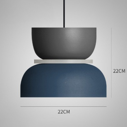 Suspension Macaron Colorée, Design Nordique, Ø18–29cm