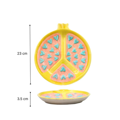 Assiettes Fruits en Céramique – Vaisselle Colorée