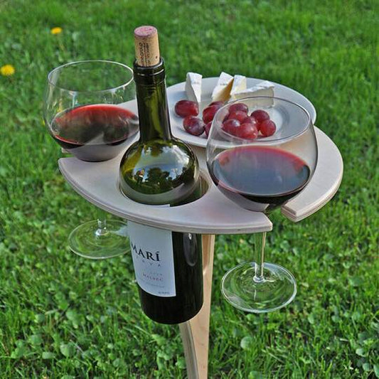 Table de Pique-Nique Extérieure en Bois – Élégance Nomade pour l'Été