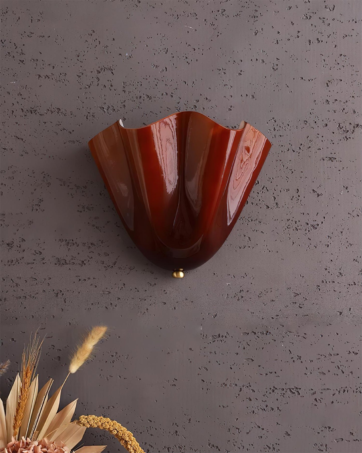 Applique Murale Vera, Verre Soufflé à la Main, LED