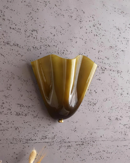 Applique Murale Vera, Verre Soufflé à la Main, LED