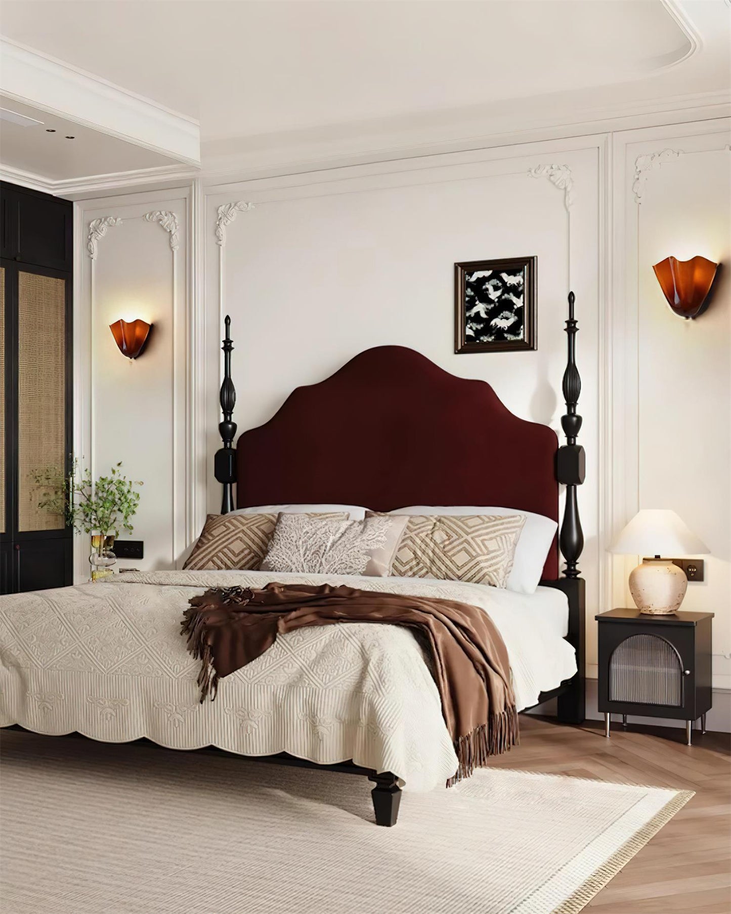 Applique Murale Vera, Verre Soufflé à la Main, LED