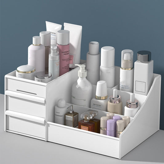 Organisateur Maquillage 3 Niveaux, Compact & Moderne