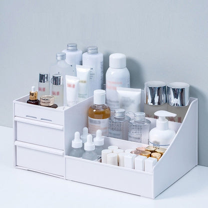 Organisateur Maquillage 3 Niveaux, Compact & Moderne