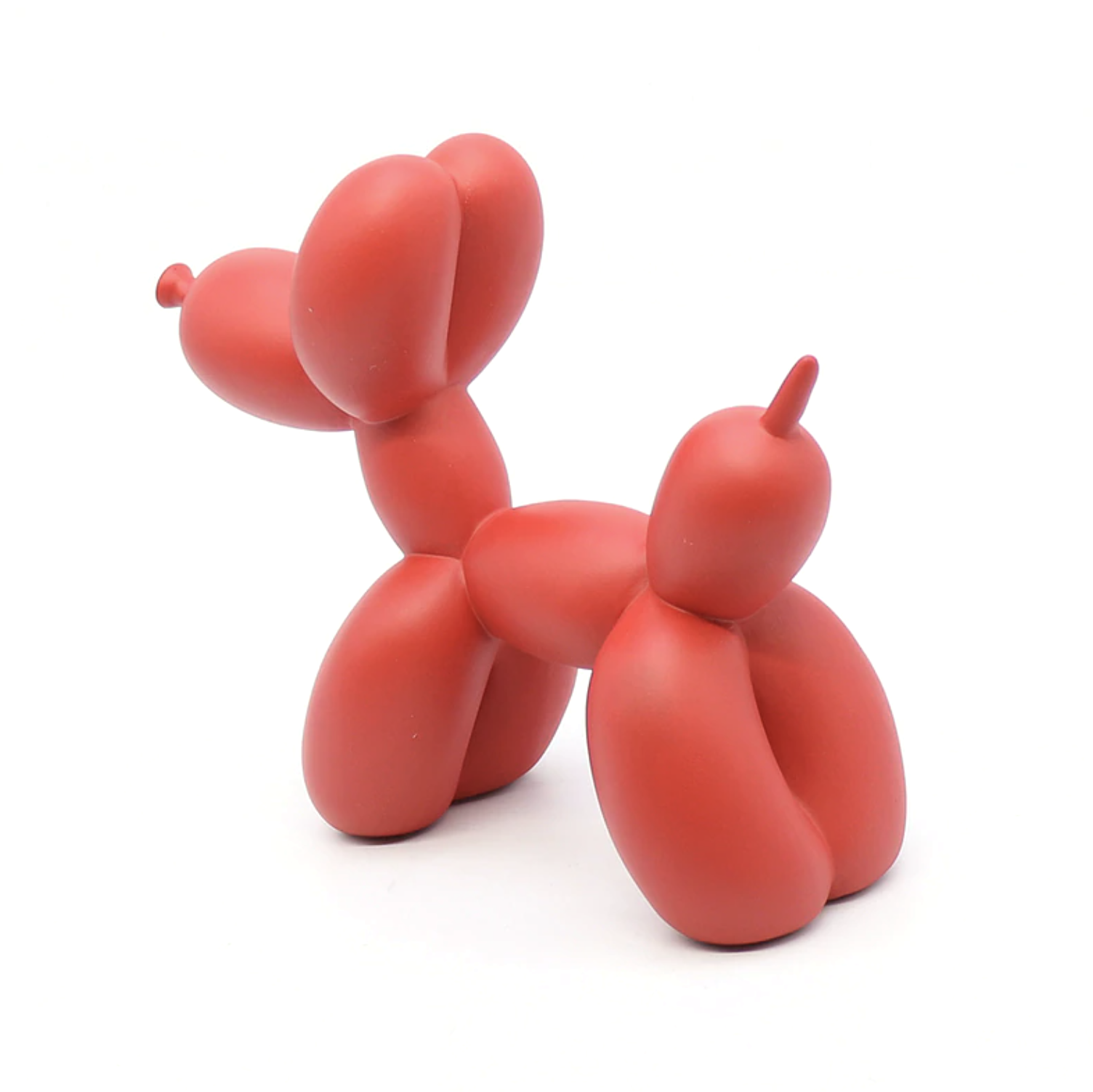 Sculpture Chien Ballon Coloré – Déco Résine Mate Artisanale