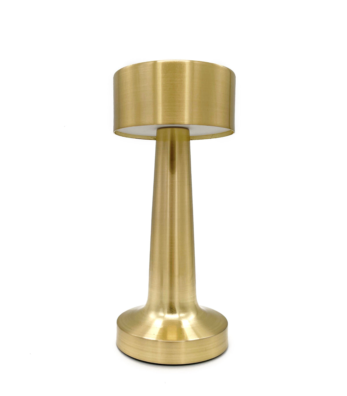 Vintage Bar LED - Lampe de Table Sans Fil Élégante en Métal Doré