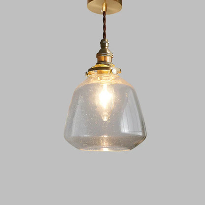 Suspension en Verre Cristal | Lampe Élégante pour Éclairage Raffiné