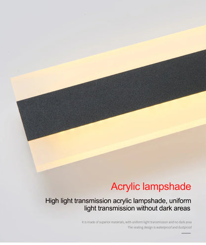 VistaBeam – Applique Murale Extérieure Étanche au Design Moderne