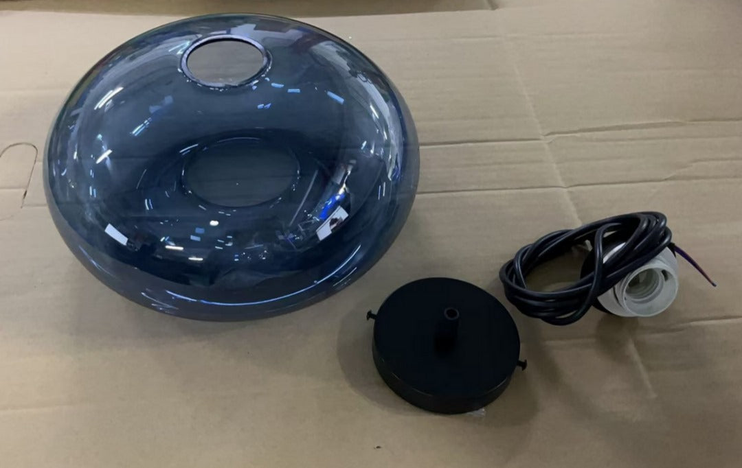 Suspension en Verre Kúla, Style Nordique, Abat-Jour Coloré