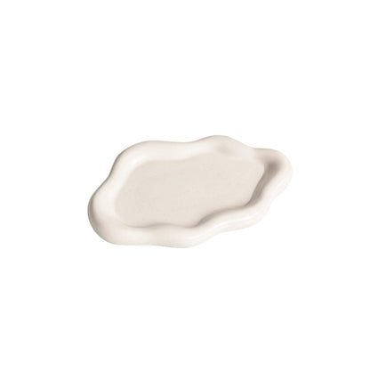 Plateau Nuage en Céramique Blanche – Élégance Fantaisiste pour Votre Intérieur