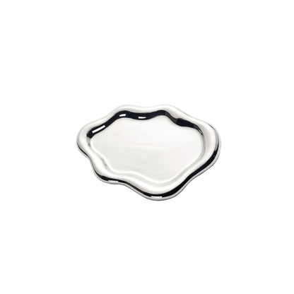 Plateau Nuage en Céramique Blanche – Élégance Fantaisiste pour Votre Intérieur